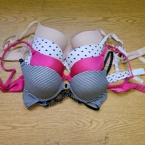 4 VS Pink 34b Bras.